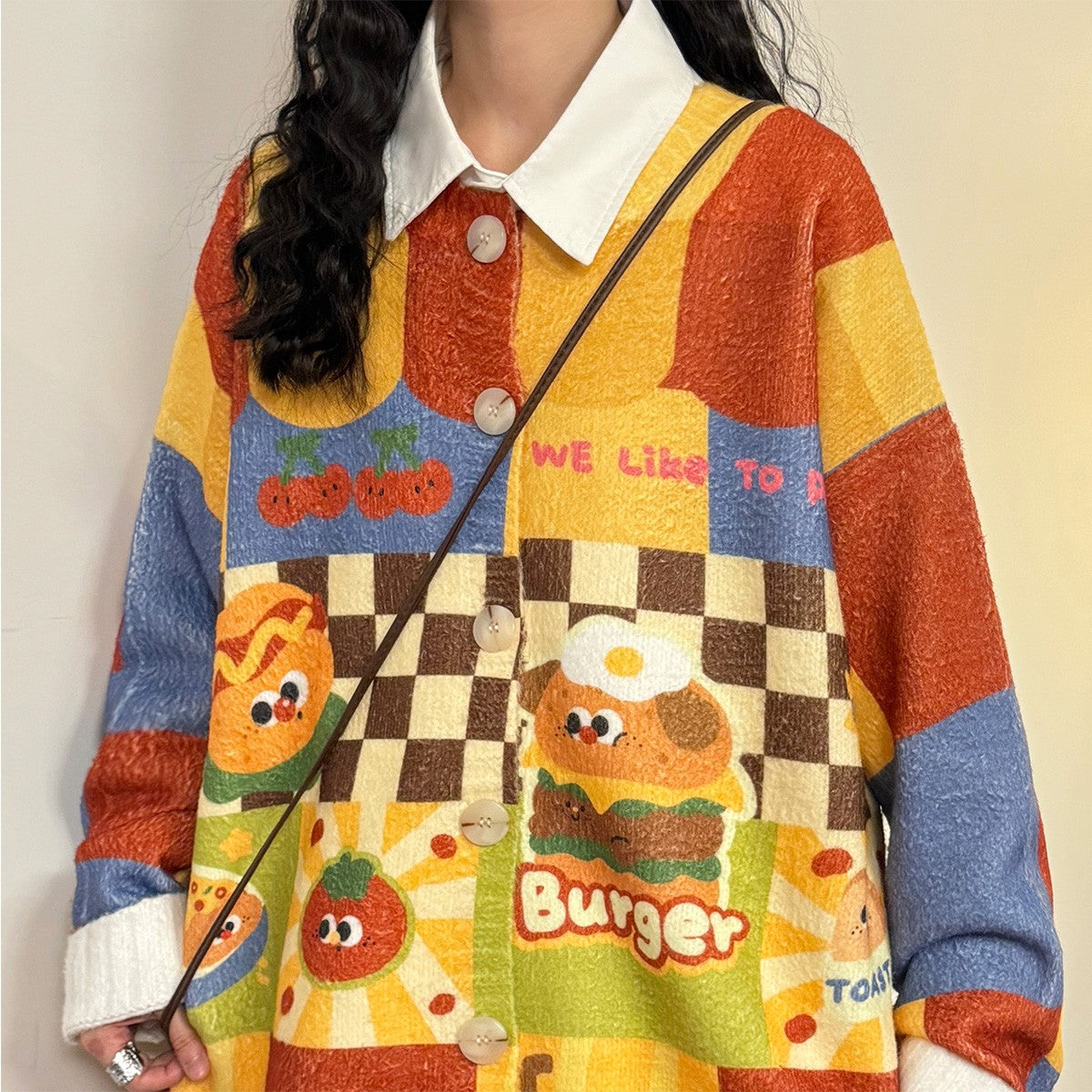 Retro Snack Time Cardigan