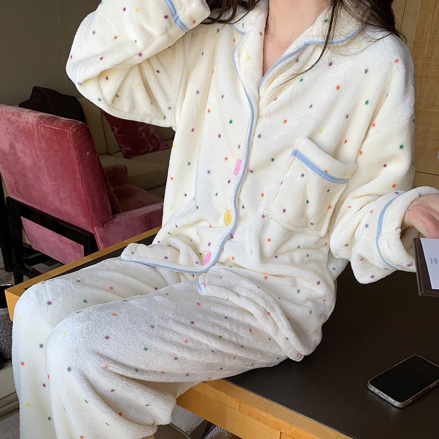 Dreamy Dots Plush Pajama Set