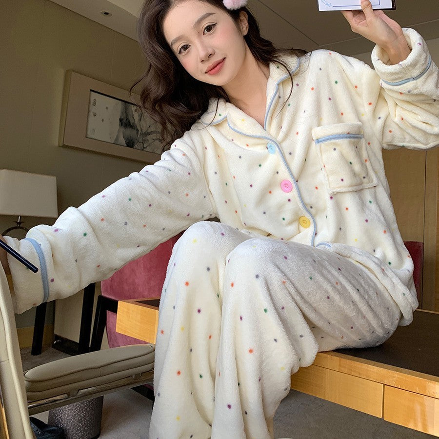 Dreamy Dots Plush Pajama Set