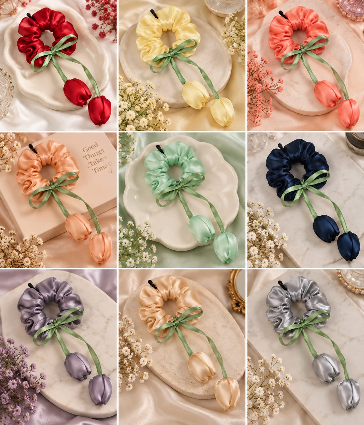 Tulip Scrunchies
