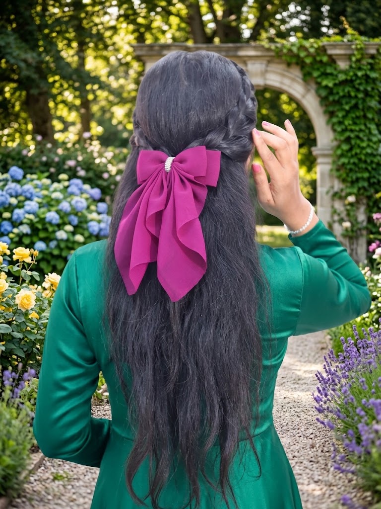 Organza bows